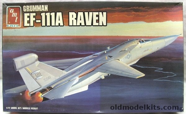 AMT 1/72 Grumman EF-111A Raven - USAF 42nd ECS Squadron or Grumman Prototype, 8831 plastic model kit